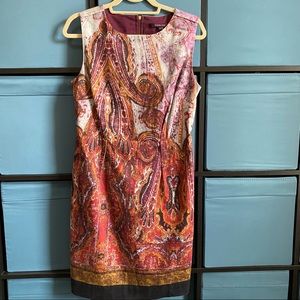 Rachel Roy Sleeveless Printed Dress Size 10